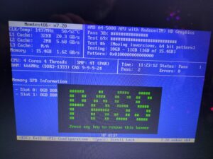 memtest - pass